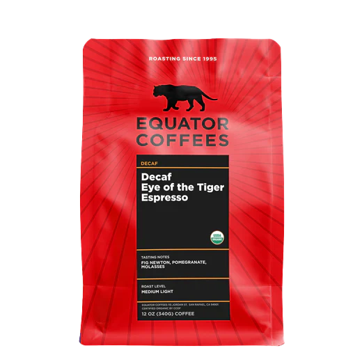 Decaf Eye Of The Tiger 12 oz