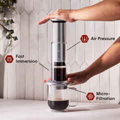AeroPress Flow Control Station – Stainless Steel