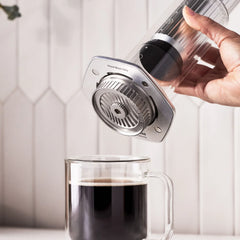 AeroPress Flow Control Station – Stainless Steel